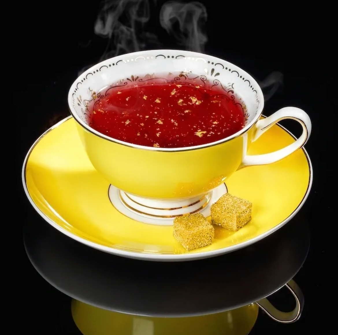 8 Pieces 24K Gold Plated Sugar Cubes